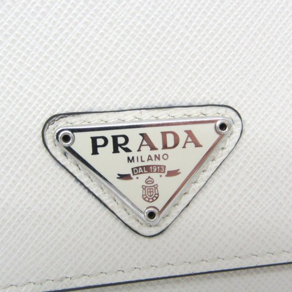 PRADA Saffiano Leather Smartphone Card Holder in Black - Picture 10 of 12
